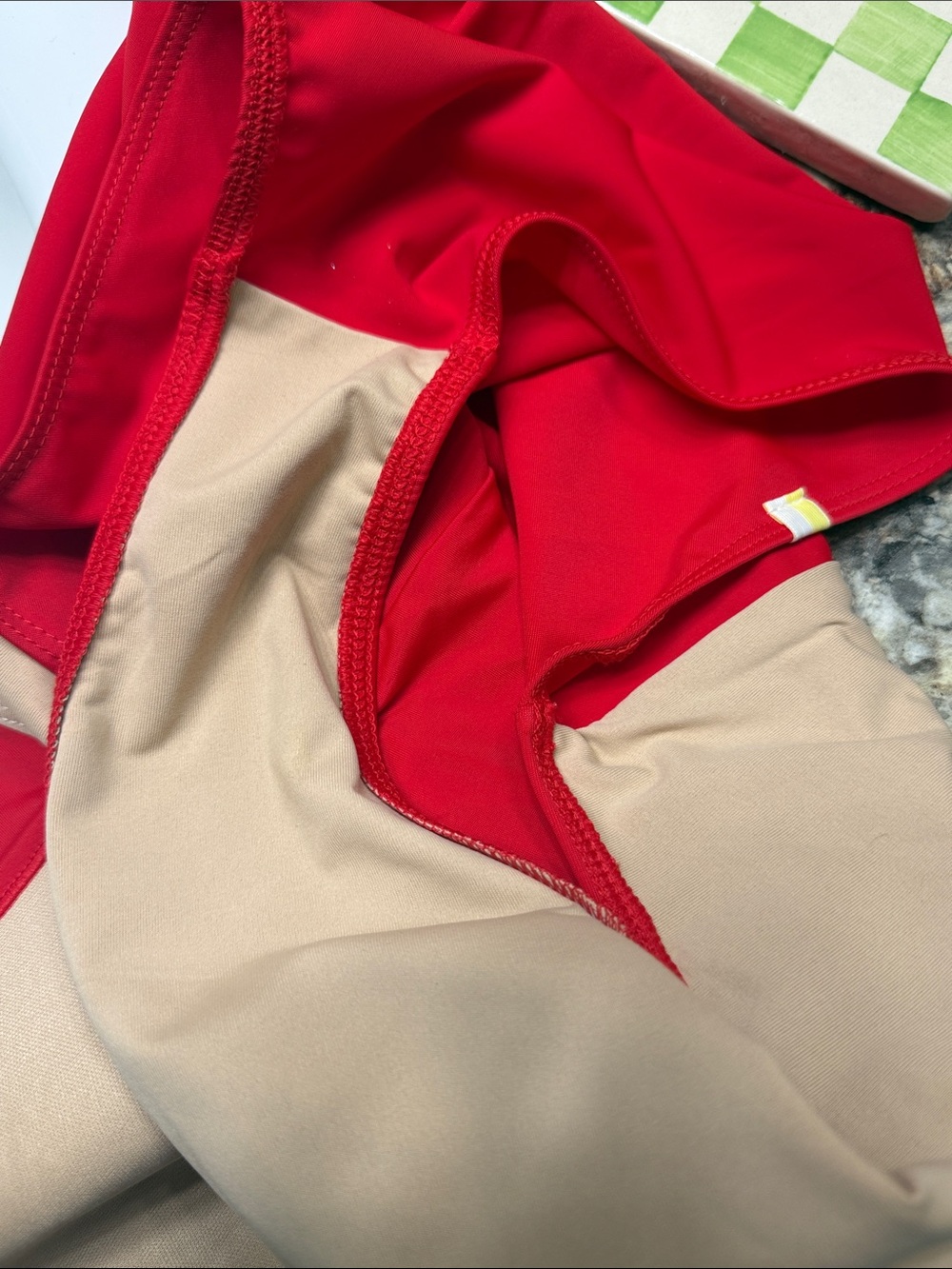 Summersalt Halter Plunge Red Swimsuit - Picture 4 of 7